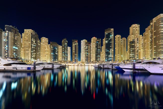 Uwe Neugebauer: Sparkling Marina [Dubai, UAE]